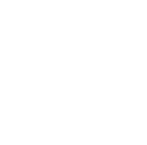 A circular emblem featuring a tree growing from a key at the center, surrounded by six dots and an outer ring with thorny branches. The design is white on a light gray background.